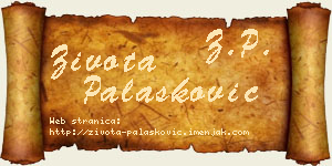 Života Palasković vizit kartica